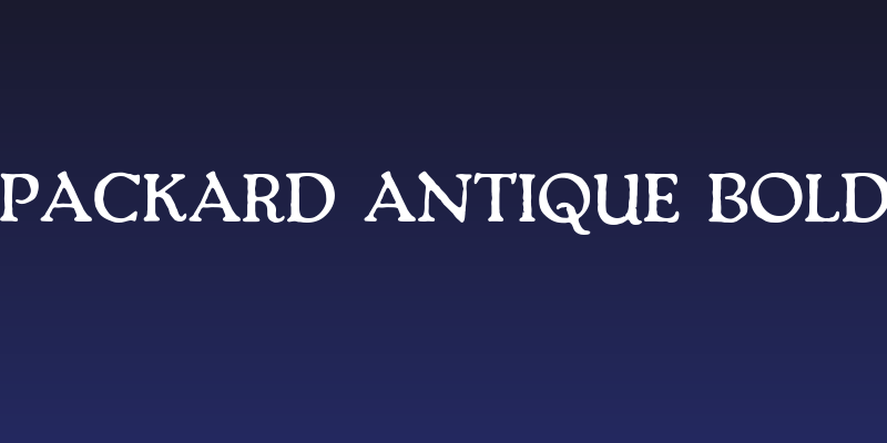 Packard Antique Bold Social Header