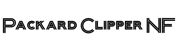 Packard Clipper NF  font caratteri gratis