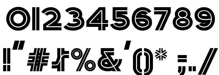 Packard Clipper NF Font OTHER CHARS