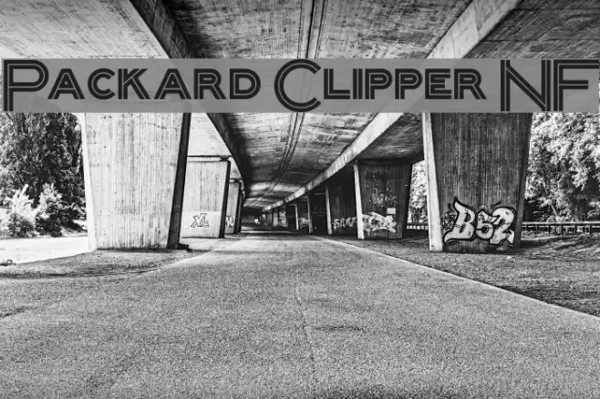 Packard Clipper NF Font examples