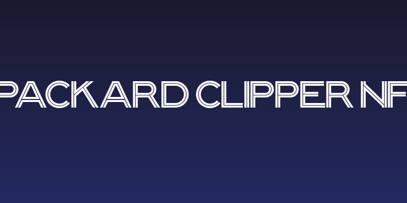 Packard Clipper NF Social Header