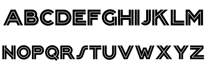 Packard Clipper NF Font LOWERCASE