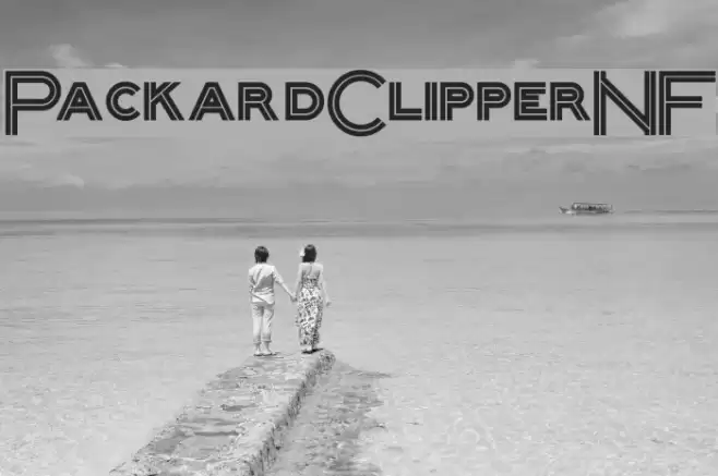 PackardClipperNF Font examples