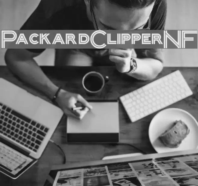 PackardClipperNF Font examples
