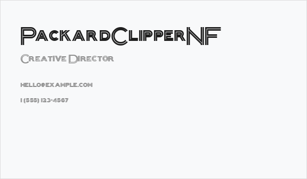 PackardClipperNF Business Card