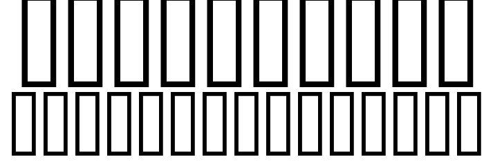 Packer フォント その他の文字