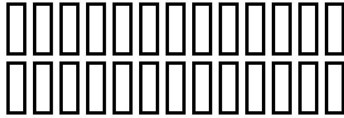Packer フォント 小文字