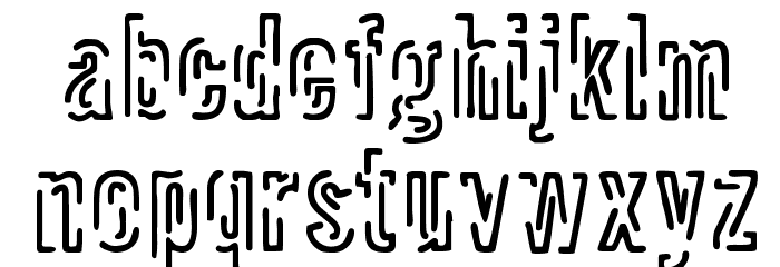 Packet Font LOWERCASE