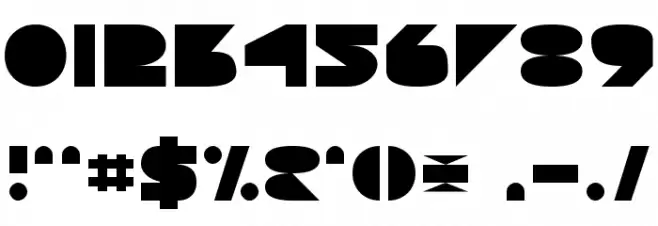 Pacmania Normal Font OTHER CHARS