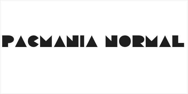 Pacmania Normal Logo