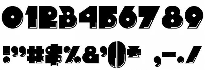 Pacmania Font OTHER CHARS