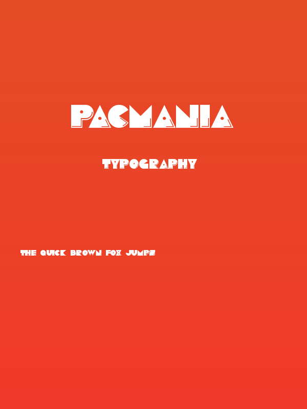 Pacmania Poster