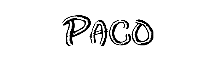 Paco  font caratteri gratis