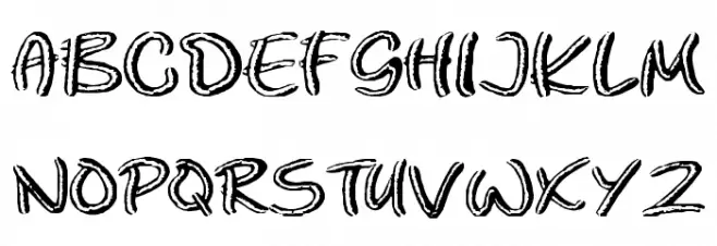 Paco Schriftart Groß