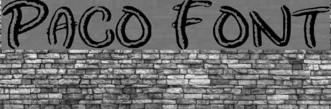 Paco Font examples