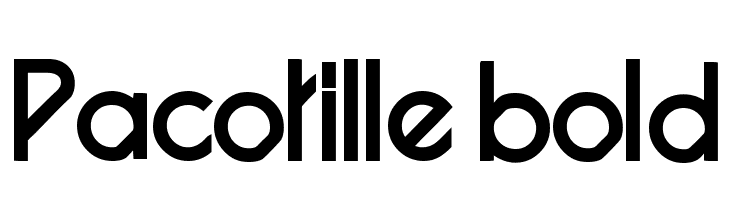 Pacotille bold  les polices de caractères gratuit tlcharger