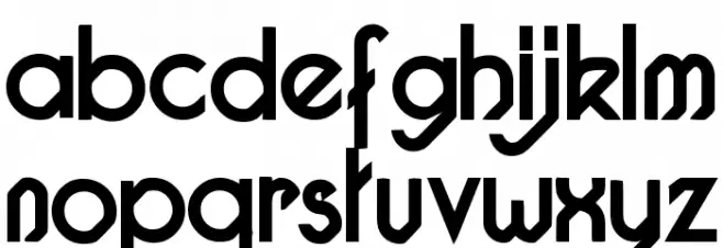 Pacotille bold Caratteri MINUSCOLO