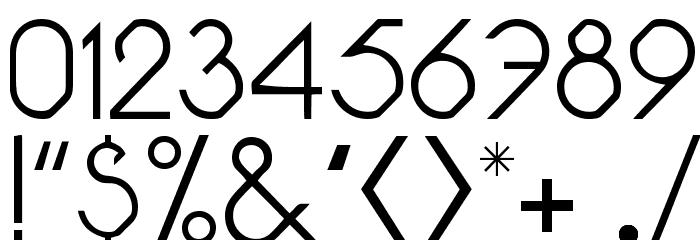Pacotille light Font OTHER CHARS
