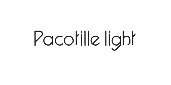 Pacotille light Logo