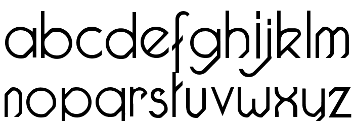 Pacotille light Font LOWERCASE