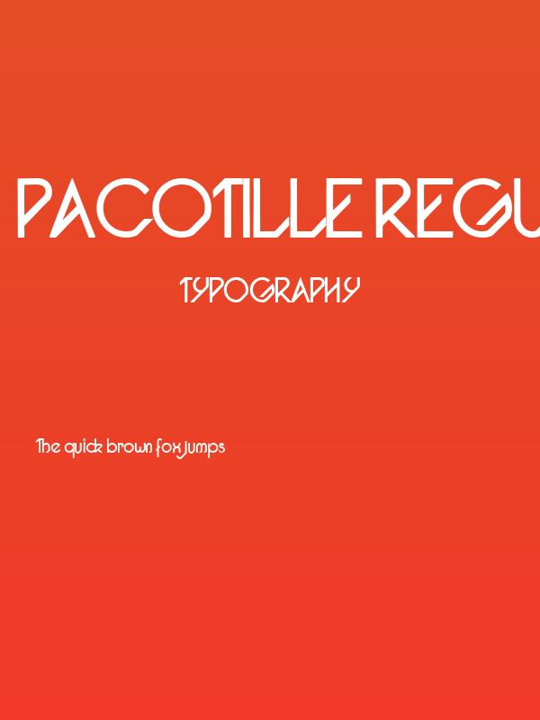 Pacotille regular Poster