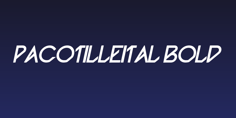 Pacotilleital bold Social Header