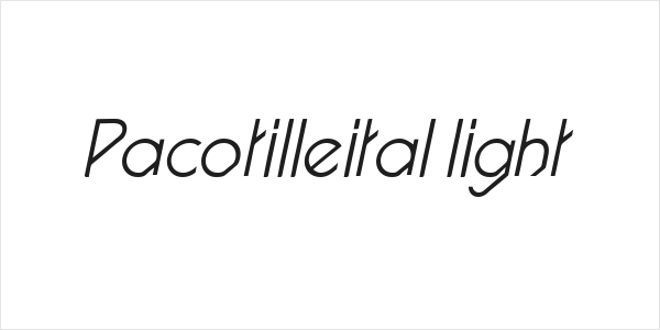 Pacotilleital light Logo