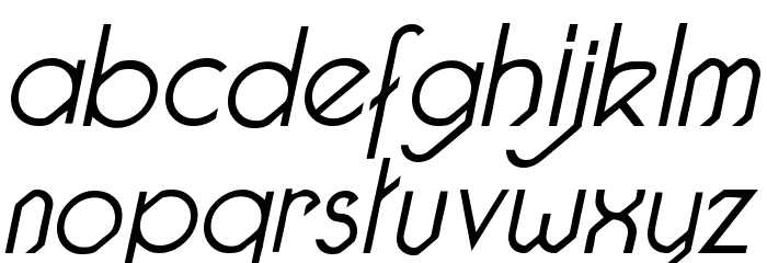 Pacotilleital light Font LOWERCASE