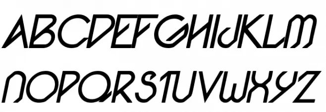 Pacotilleital regular Schriftart Groß