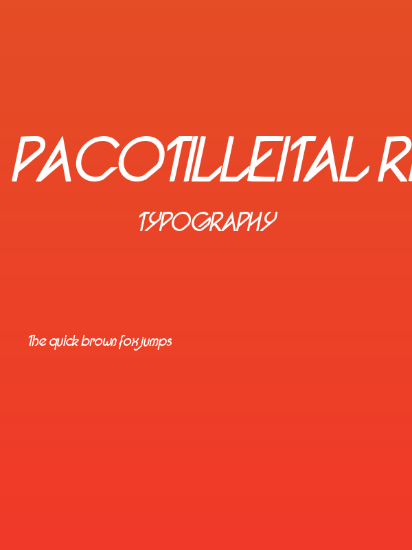 Pacotilleital regular Poster