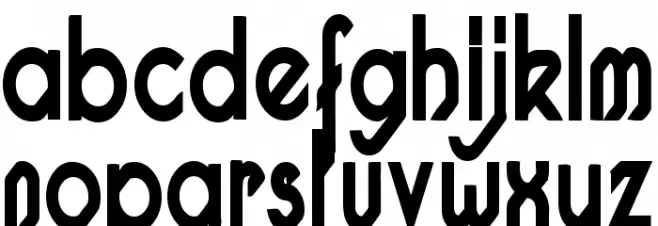 Pacotillenarrow bold फ़ॉन्ट लोअरकेस