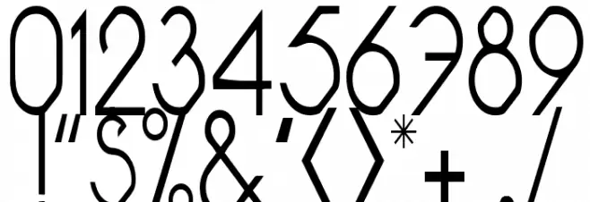 Pacotillenarrow light Font OTHER CHARS