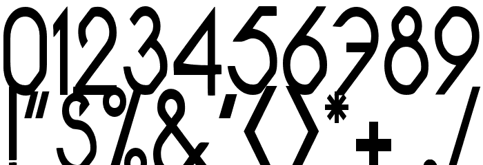 Pacotillenarrow regular Font OTHER CHARS