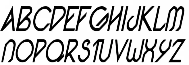 Pacotillenarrow regularital 字体 大写
