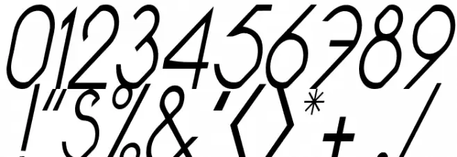 Pacotillenarrowlight ital Font OTHER CHARS