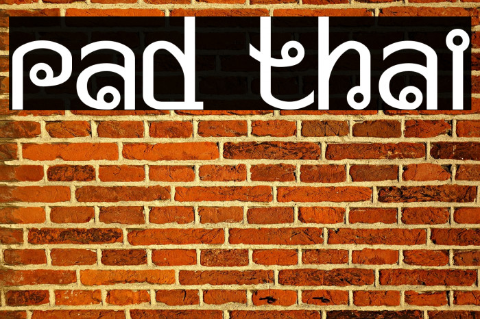 Pad Thai Font examples
