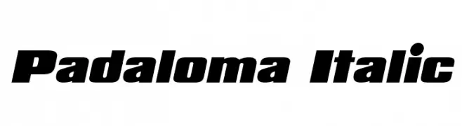 Padaloma Italic  Fuentes Gratis Descargar