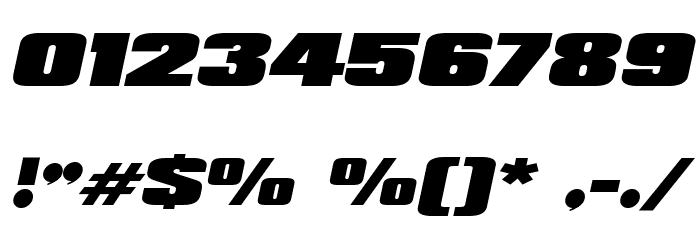 Padaloma Italic Font OTHER CHARS