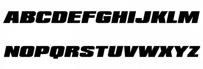 Padaloma Italic Font Litere mari
