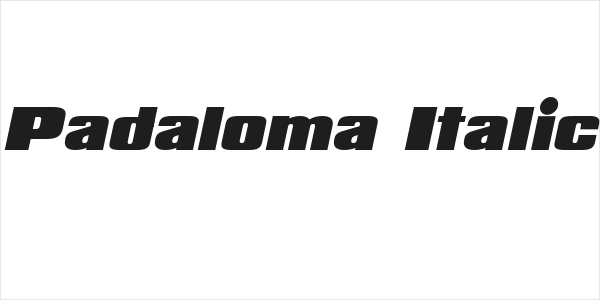 Padaloma Italic Logo