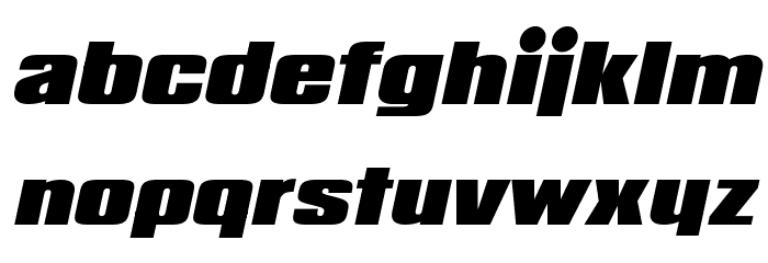 Padaloma Italic Font LOWERCASE