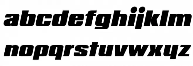 Padaloma Italic Font Litere mici