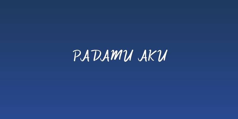 Padamu Aku Social Header