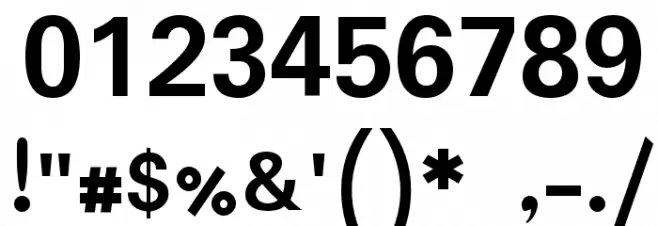 Padauk Book Bold Font OTHER CHARS