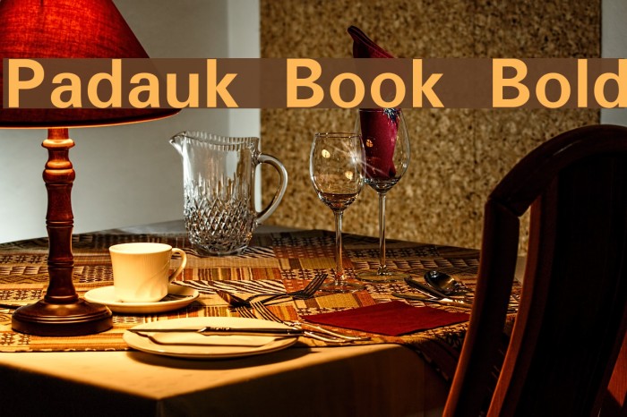 Padauk Book Bold Font examples