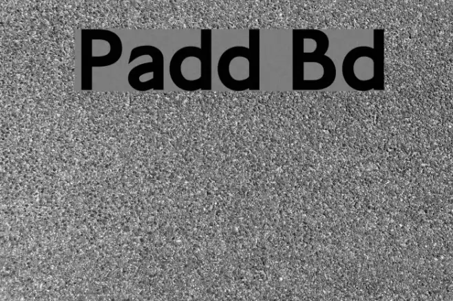 Paddington Bold خط examples