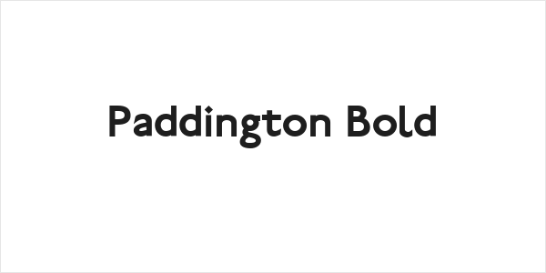 Paddington Bold Logo