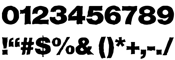 Paddington Font OTHER CHARS
