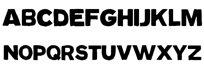 Paddington Font LOWERCASE