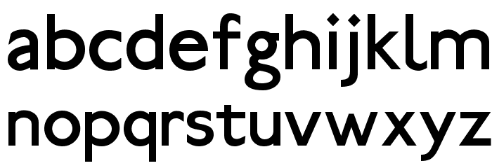 Paddington Font LOWERCASE
